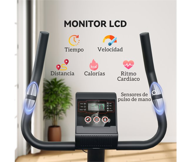 Bicicleta Estática Aço e ABS SPORTNOW Preto