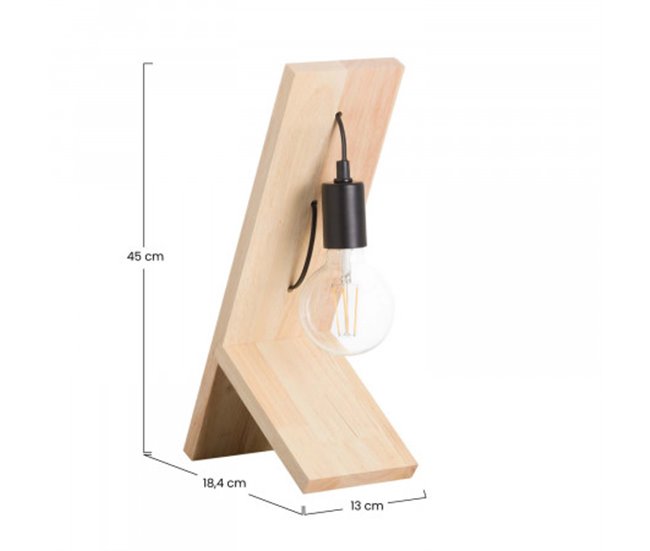 Candeeiro de mesa Rua Vintage O91 Natural