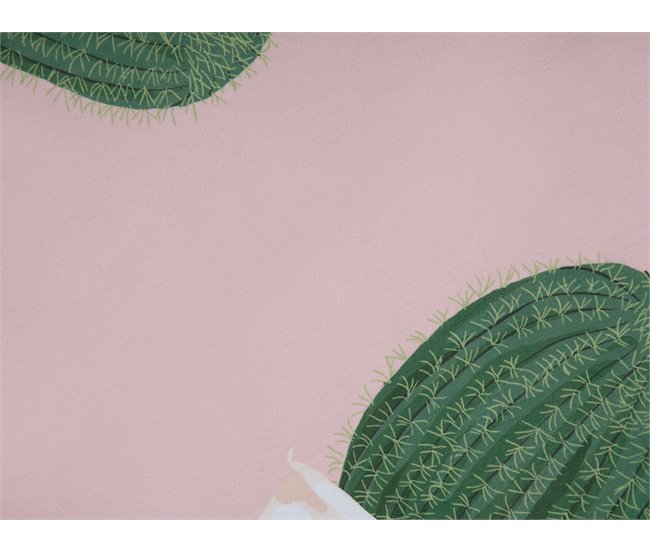 Beliani Pelos curtos ELDIVAN 120x120 Rosa