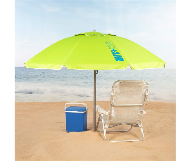 Aktive Guarda-sol de praia com capa (envio aleatório) Azul/ Verde