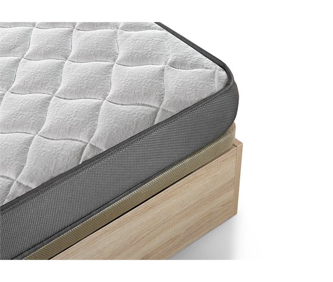 Cama Dobrável Canapé + Colchão Branco