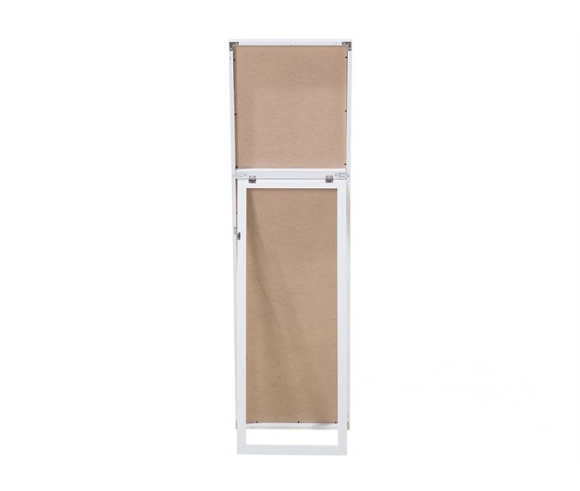 Beliani Espelho de pé TORCY 40x3 Branco