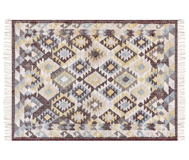 Beliani Entrelaçado FENER 160x230 Multicor