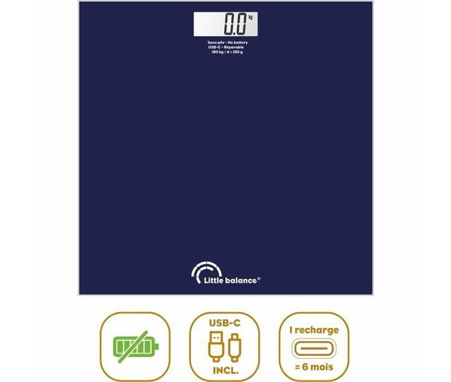 Balança digital para casa de banho SB3 Azul