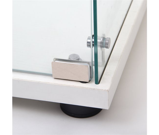 Armário de exposição, armário alto, sala de estar, cozinha 80 Branco