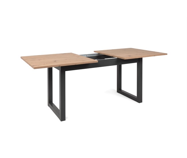 Mesa de jantar extensível CATHY Carvalho