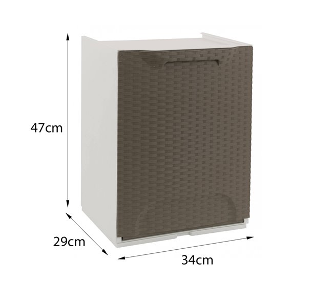 Armário exterior em PVC 34 Bege