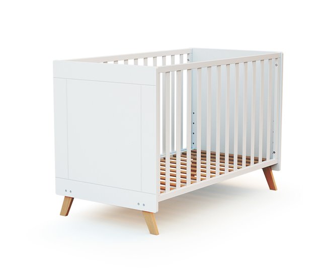 Berço Sakura convertível em cama (kit opcional) Branco