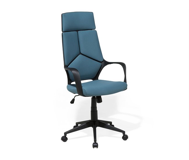 Beliani Cadeira de escritório DELIGHT Azul