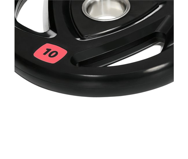 Discos de Musculação Metal e Borracha SPORTNOW Preto