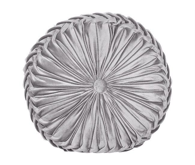 Beliani Almofada decorativa UDALA 40x40 Cinza