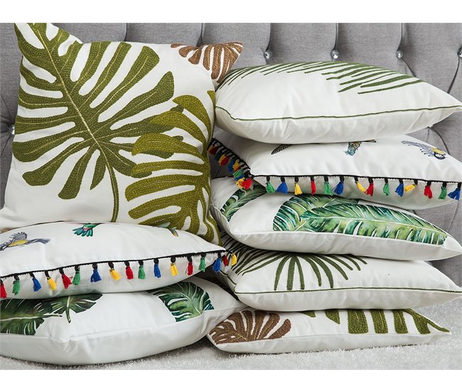 Beliani Cojín decorativo MALLOW Multicor