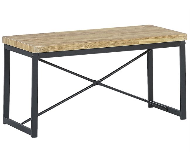 Beliani Conjunto de comedor FLIXTON Castanho