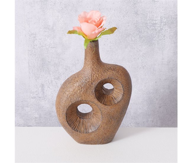 Vaso decorativo HAMSTON da marca BOLTZE Castanho