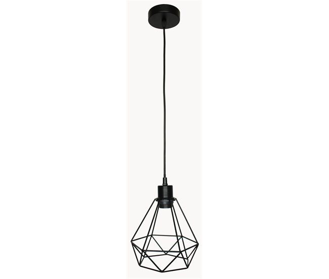Candeeiro de teto JOHNY 10W E27 marca CONFORAMA Preto