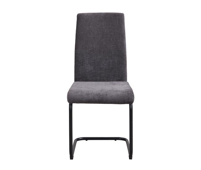 Conjunto de 4 cadeiras TONI  Cinza Escuro