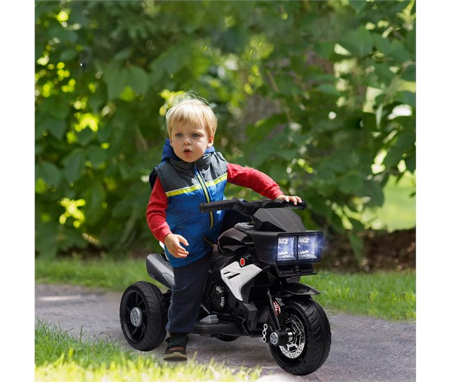 Mota para Crianças PP e Metal HOMCOM Preto