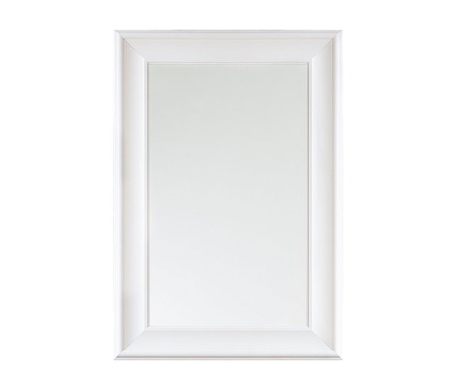 Beliani Espelho LUNEL 60x3 Branco