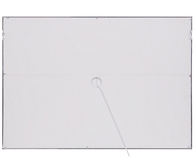 Beliani Espejo de baño ARGENS 80x4 Cinza