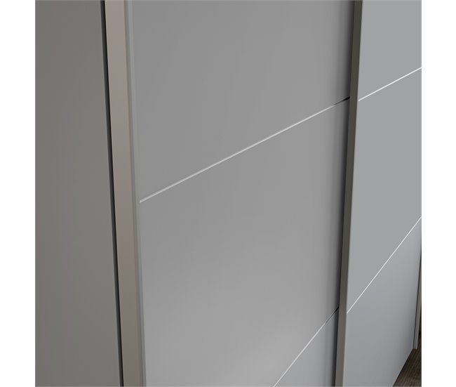 Roupeiro NEVADA portas deslizantes Cinza