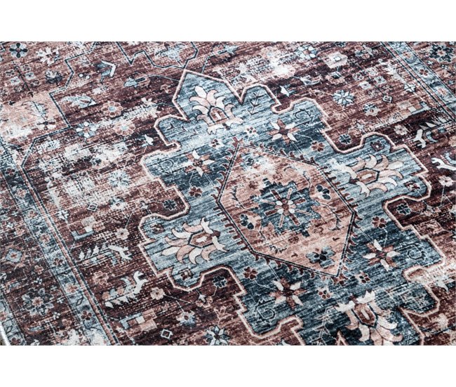 ANDRE 1826 Tapete Ornamento vintage antiderrapante 80x150 Multicor