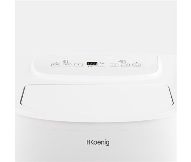 Ar condicionado portátil reversível Kol7812 H.koenig Branco/cinza