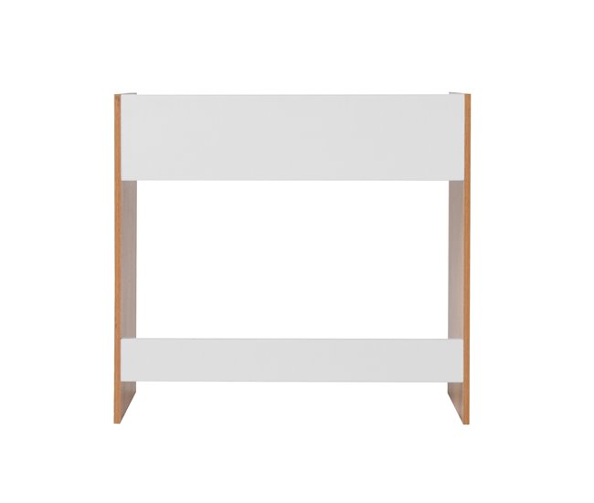 Secretária KERO em carvalho e branco Madeira