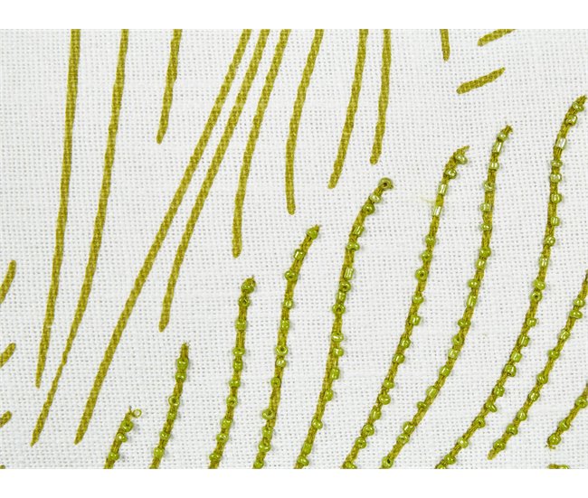 Beliani Almofada decorativa SPANDOREA Branco