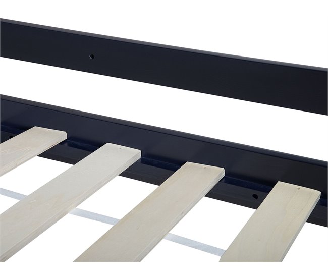 Beliani Beliche Pinho REVIN 97x208 Azul Marino