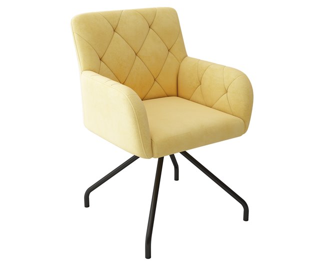 Cadeiras de jantar Amarelo