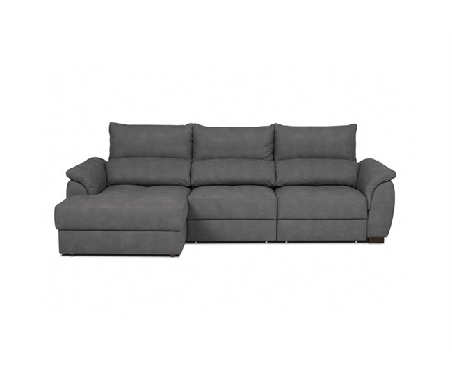 Chaise longue BENSON com cama Antracite