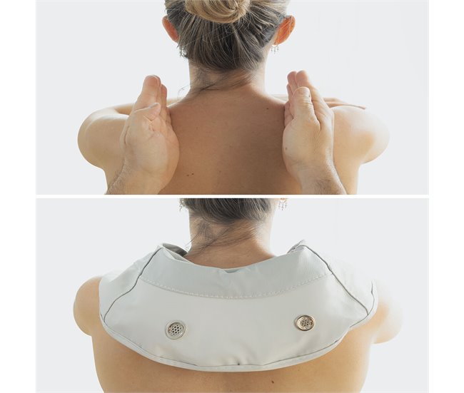 Massajador Elétrico Tapping com Golpes e Calor Tapping Cinza