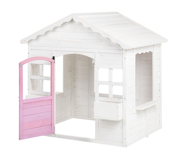 Beliani Casita de jardín NIKAIA Branco