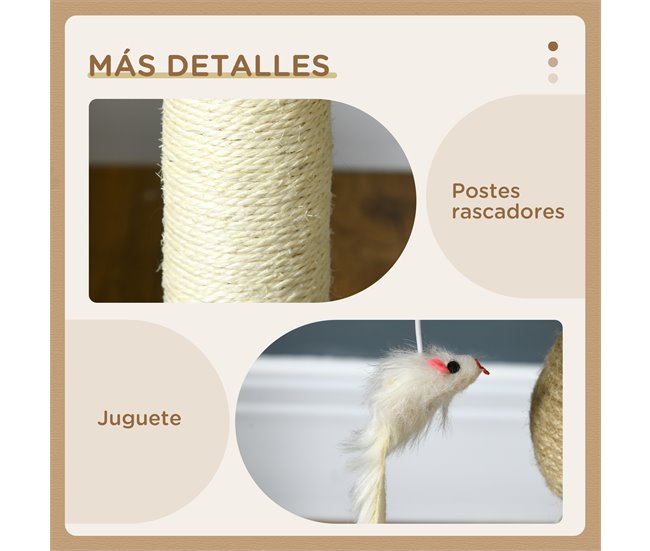 Arranhador para Gatos Cinza