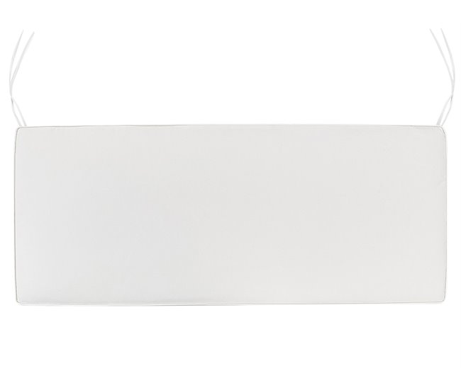 Beliani Almofada de assento para exterior SOVANA 108x45 Branco/ Bege