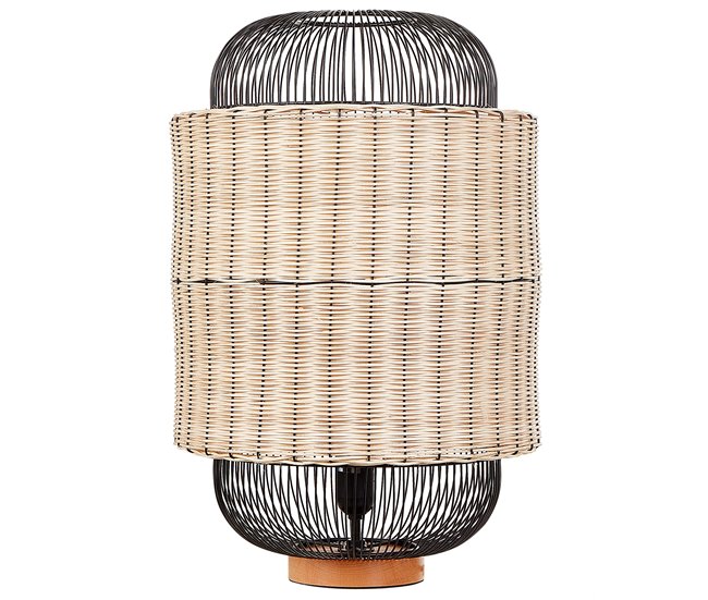Beliani Candeeiro de mesa TANGANYIKA Natural