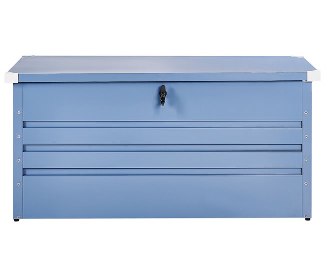 Beliani Caixa de arrumação CEBROSA 132 Azul