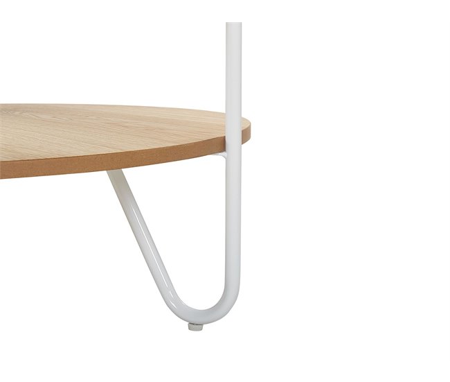 Beliani Mesa de centro CONCAN 80x80 Branco