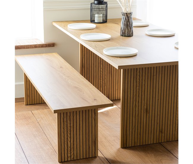Banco de madera de estilo escandinavo Alma Natural
