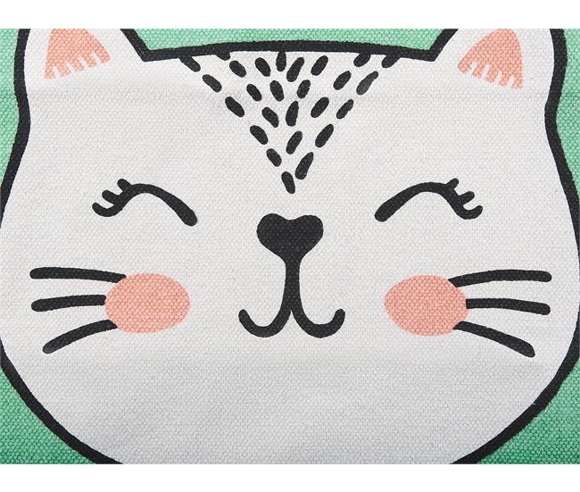 Beliani Alfombra para niños HOWRAH Verde