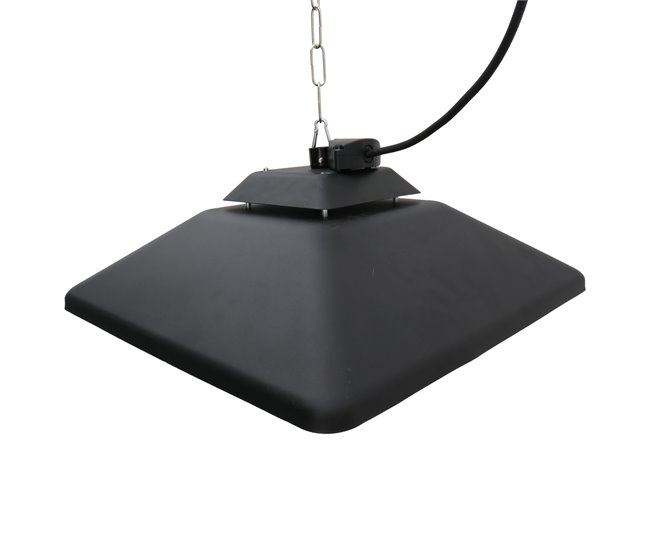 Aquecedor de Teto Ferro, alumínio e plástico Outsunny Preto