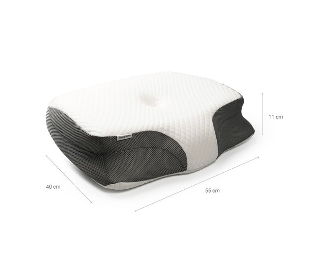 Almofada Cervical Ergonómica 3 em 1 Branco