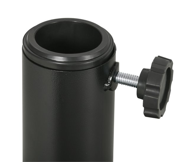 Base de Chapéu de Sol HDPE, metal, cimento Outsunny Preto