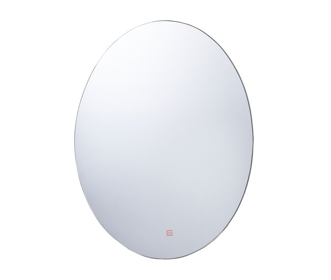 Beliani Espejo de baño MAZILLE Cinza
