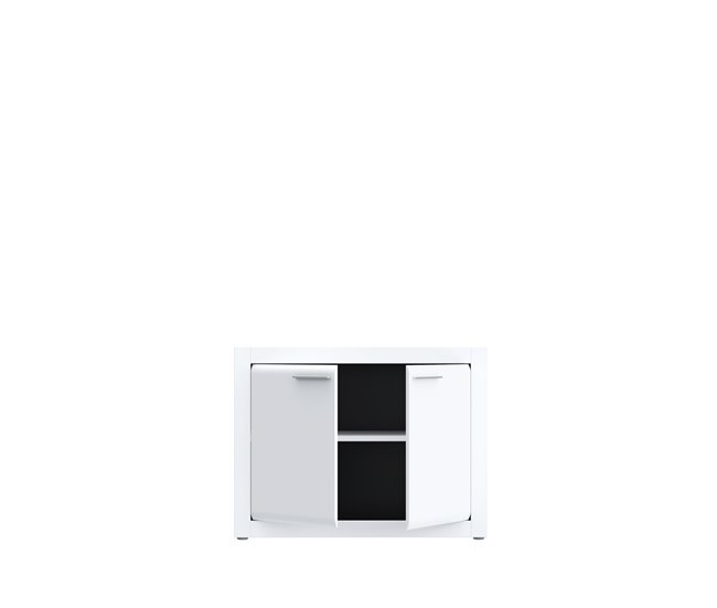 Aparador branco brilhante LIVING Branco Brillo