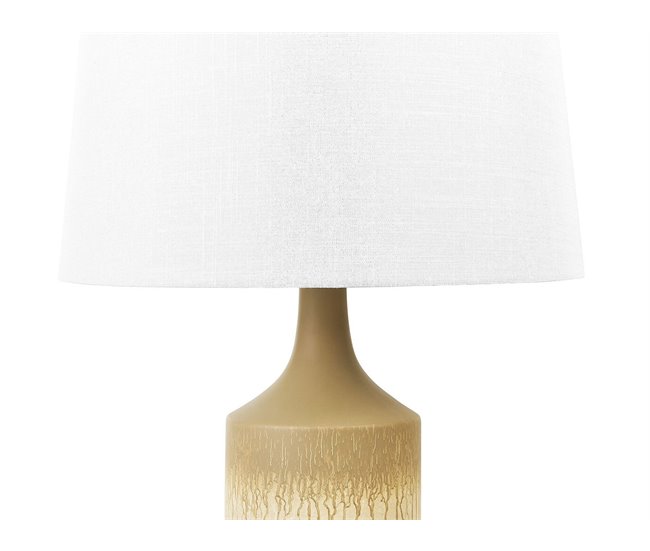 Beliani Candeeiro de mesa CALVAS Bege