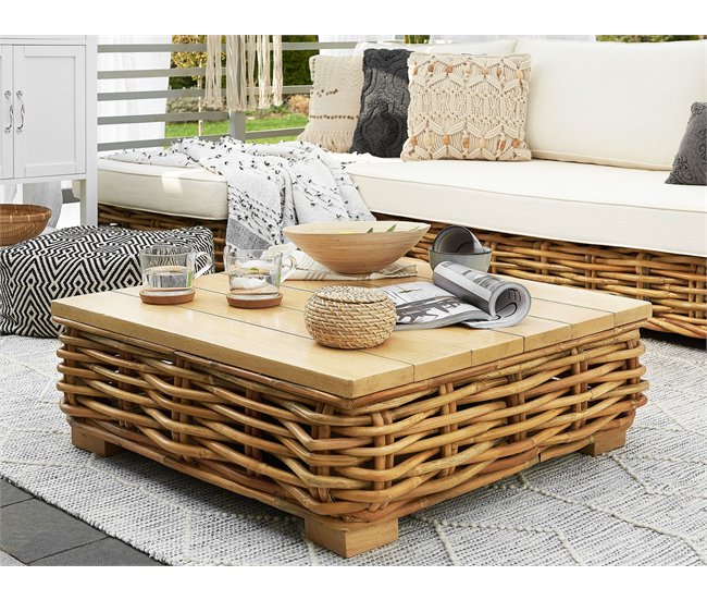 Beliani Conjunto lounge VARALLO Dourado