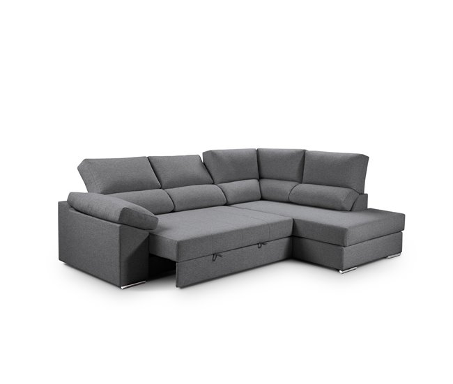 Sofá de canto L BARI XL Antracite