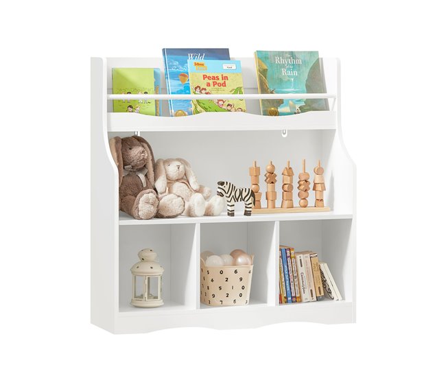 Organizador de brinquedos multifuncional KMB57-W SoBuy Branco
