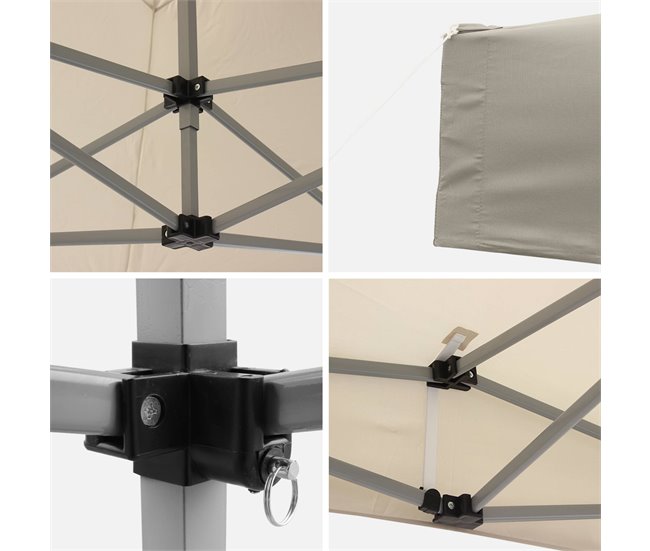 Caramanchão de jardim dobrável - Apertus 298x298 Multicor